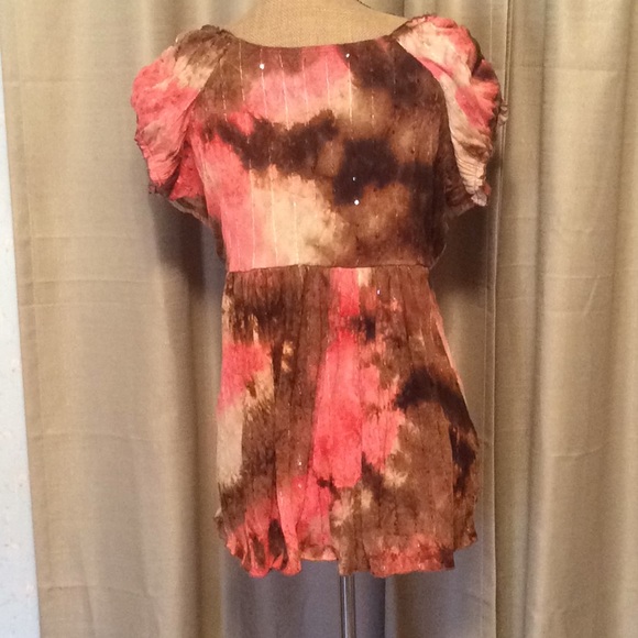 Venezia- brand low shoulder blouse.  Size 14/16 - Picture 7 of 8